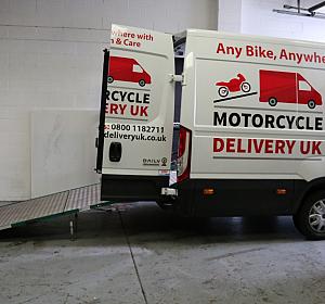 Send motorcycle best sale by courier